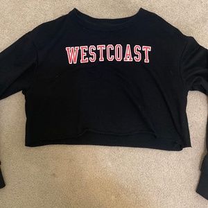 Long Sleeved Graphic Crop